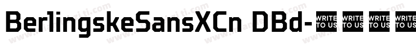 BerlingskeSansXCn DBd字体转换